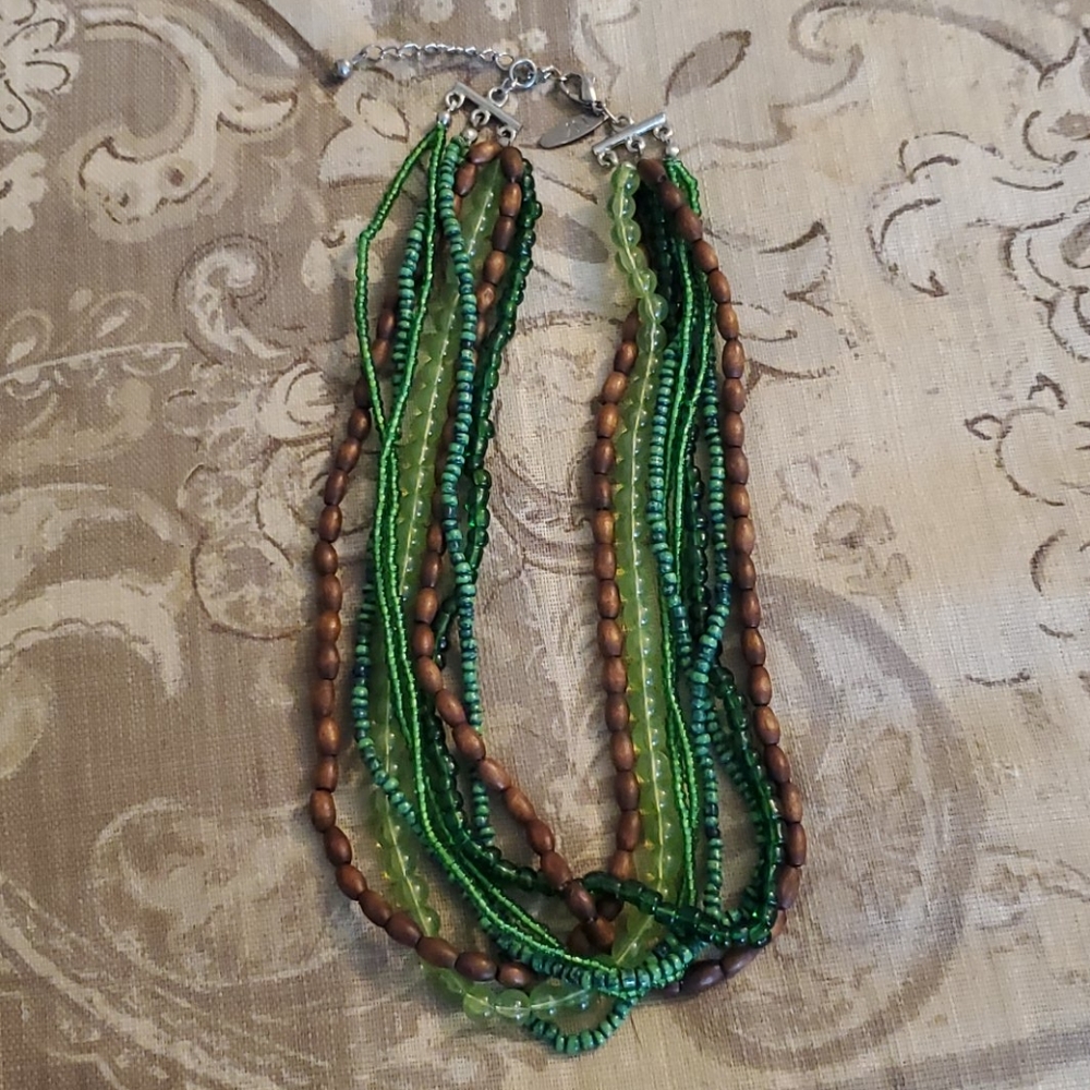 💚Multi-Strand Beaded Necklace